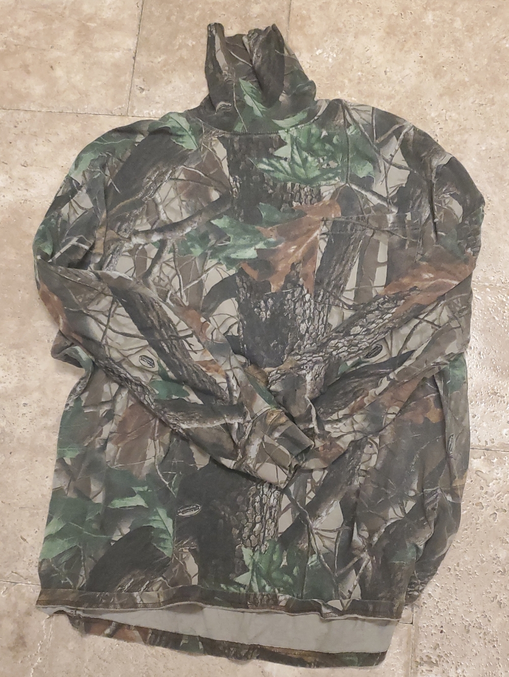 RedHead Camo Long-Sleeve Tee in Green, Brown and Black